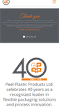 Mobile Screenshot of peelplastics.com